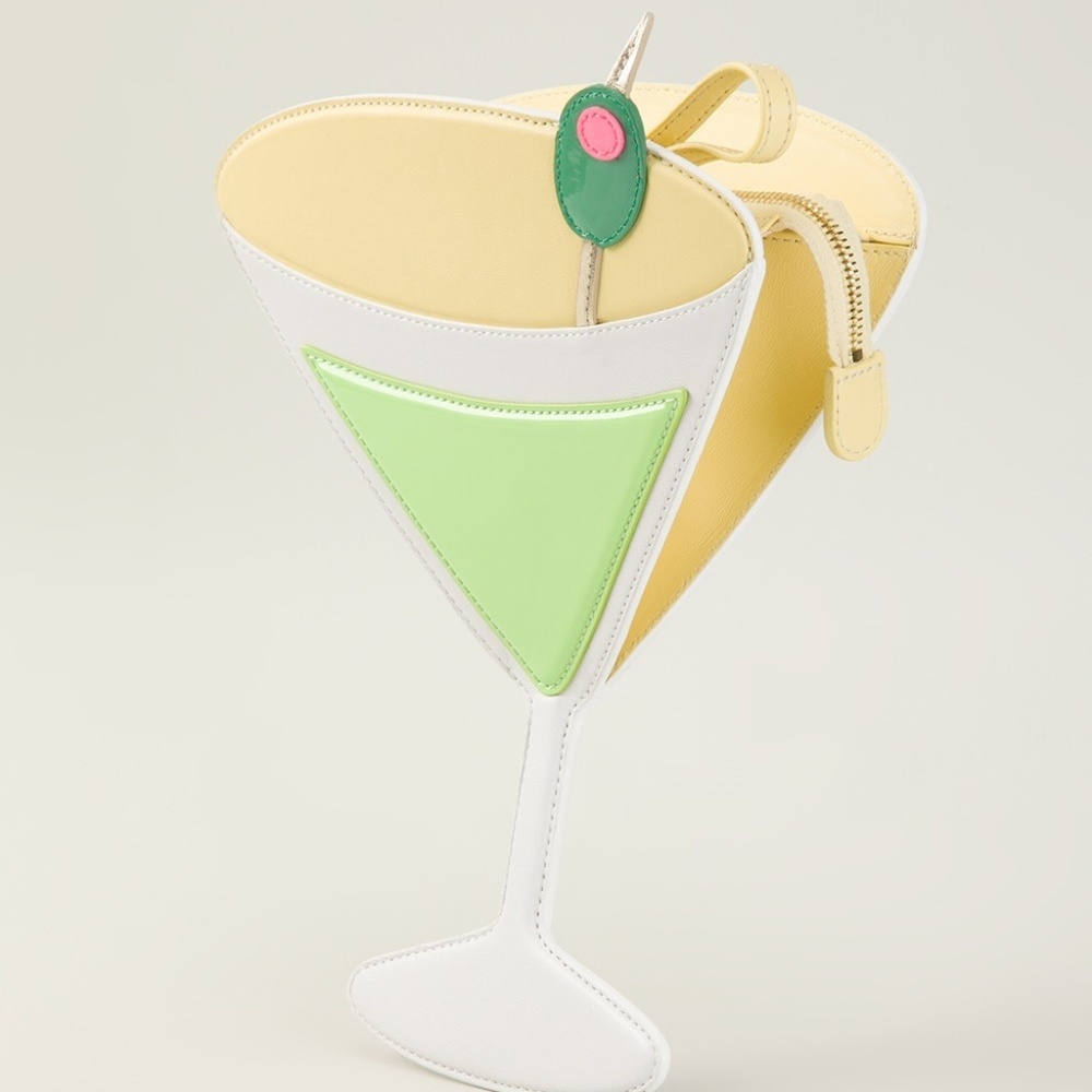 Moschino Oversized Martini Shoulder Bag